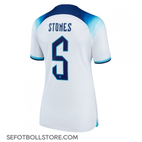England John Stones #5 Replika Hemmatröja Dam VM 2022 Kortärmad